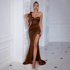 Women's Maxi Evening Dress with Slit