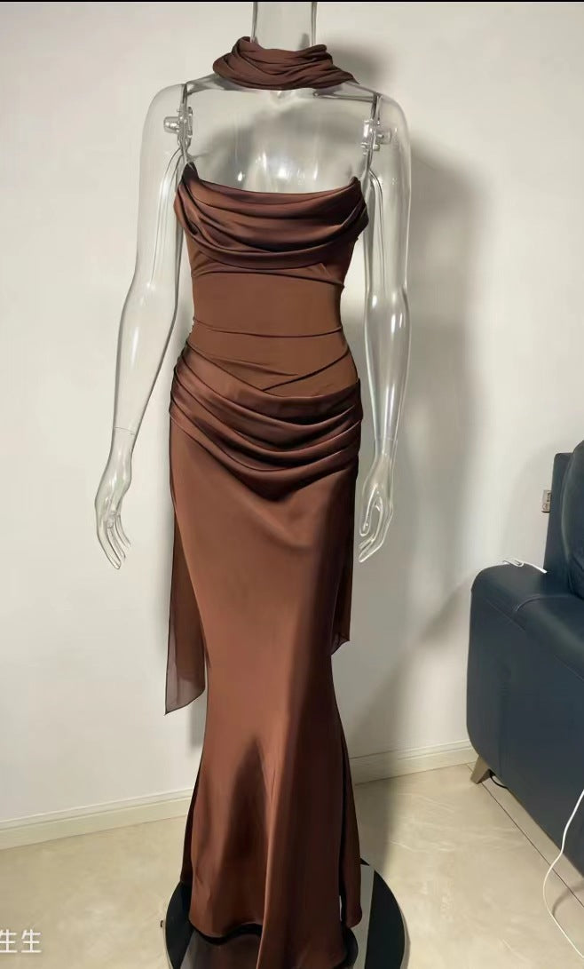 Women's Strapless Evening Dress