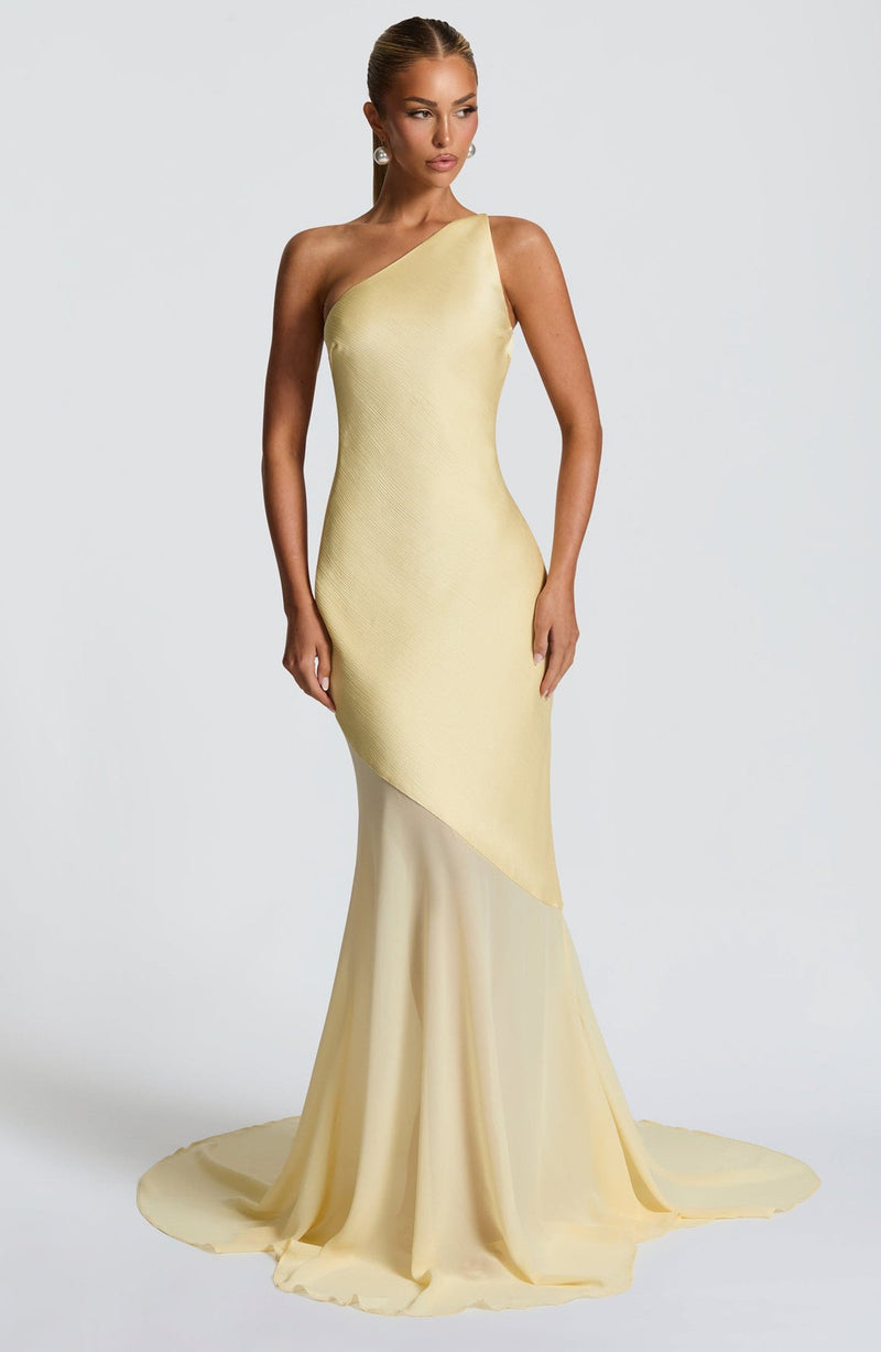 Women's Halter Jacquard Evening Dress with Open Back