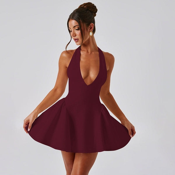 Women's Halter Evening Dress