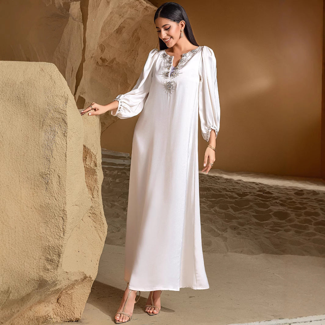 Women's Long-Sleeve Evening Dress