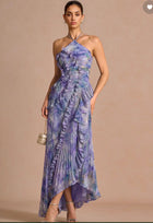 Women's Floral Evening Dress
