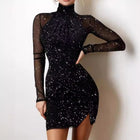 Women's Off-Shoulder Bodycon Evening Dress