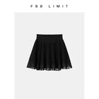 Fbblimit【夏日告白】莱赛尔天丝撞色木耳边针织开衫提花针织伞裙