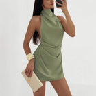 Halter-Neck Backless Party Dress