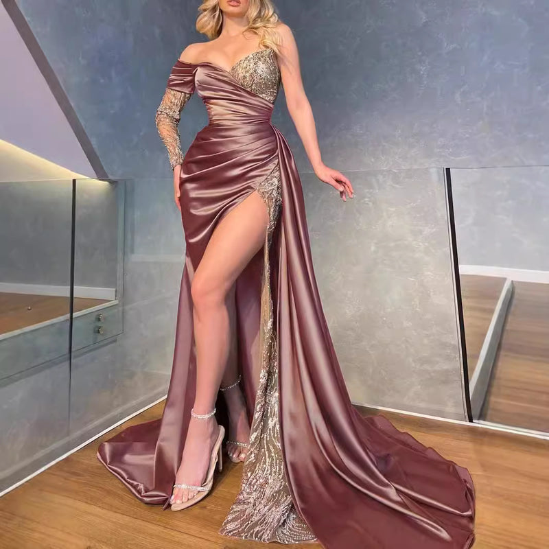Women's Lace Maxi Evening Dress