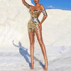 Women's Off-Shoulder Sequin Maxi Evening Dress