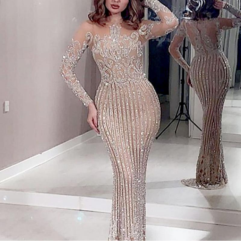 Women's Sequin Maxi Dress