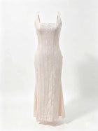 Women's Spaghetti-Strap Lace Maxi Evening Dress