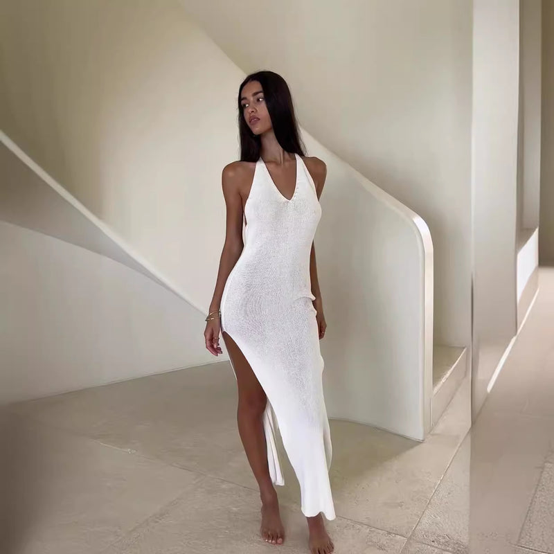 Women's Spaghetti-Strap Maxi Cover-Up Dress