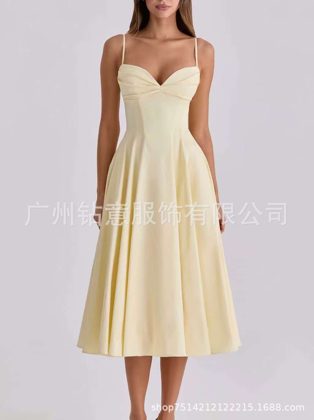 Sleeveless Fitted Evening Dress
