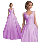 Women's Strapless Mesh Evening Dress