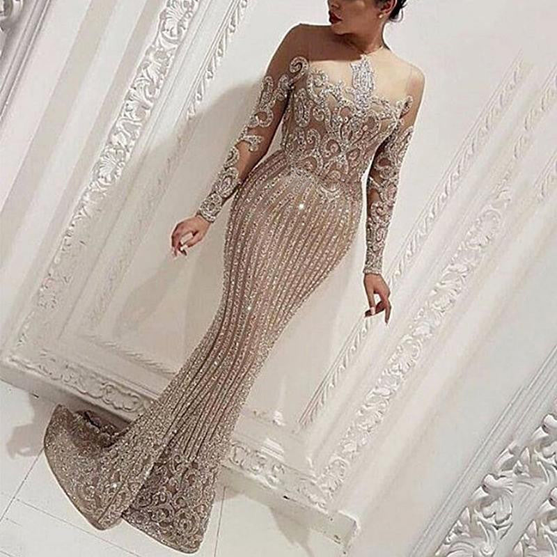 Women's Sequin Maxi Dress