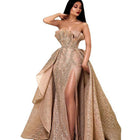 Strapless Ball Gown Evening Dress
