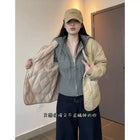 小香风连帽卫衣针织开衫女秋冬外穿软糯麻花打底上衣短款毛衣外套