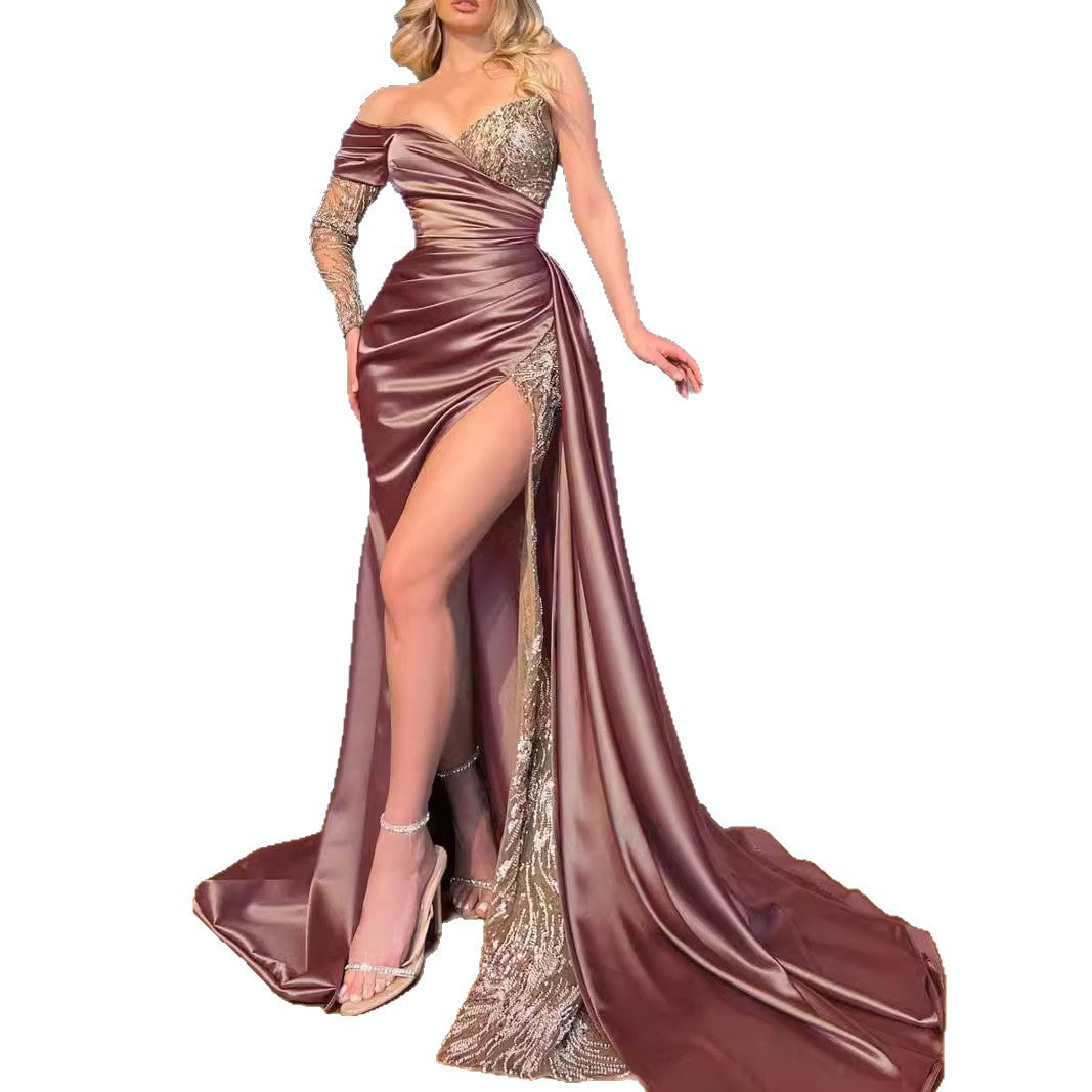 Women's Lace Maxi Evening Dress