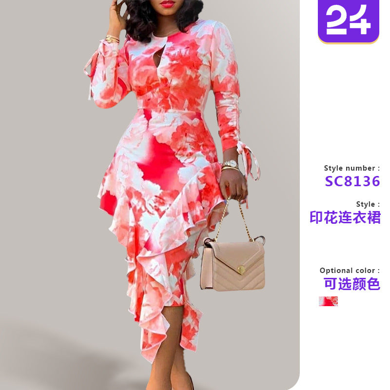 Women's Floral Bodycon Dress