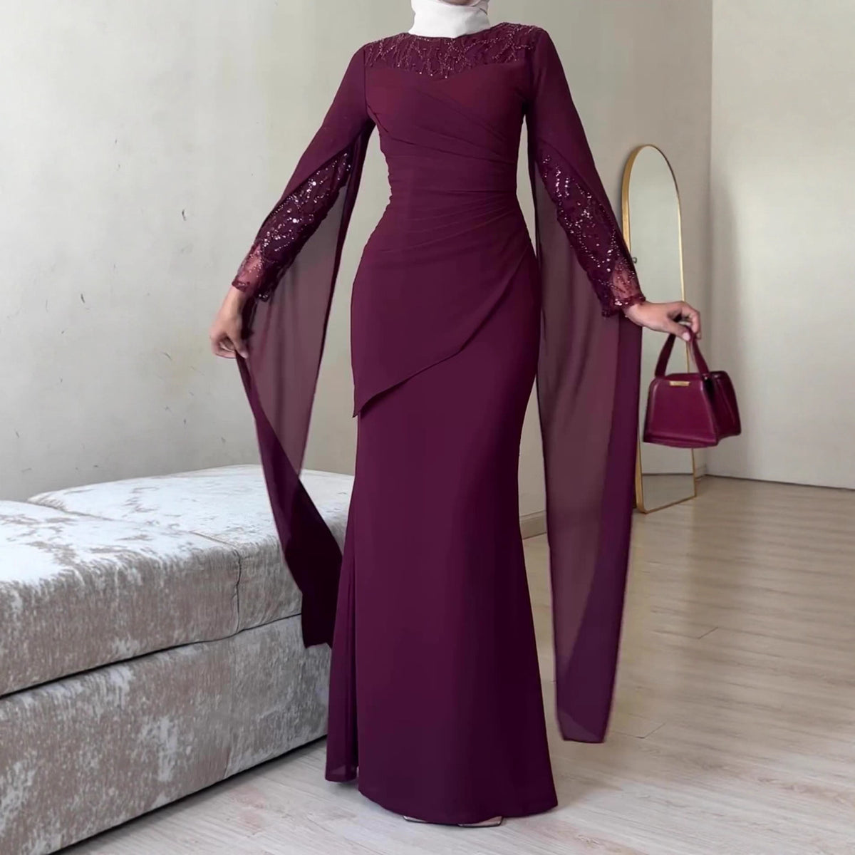 Women's Sequin Evening Dress