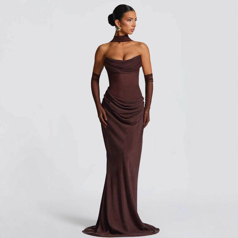 Women's Strapless Evening Dress