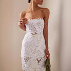 Women's Strapless Bandage Cover-Up Dress