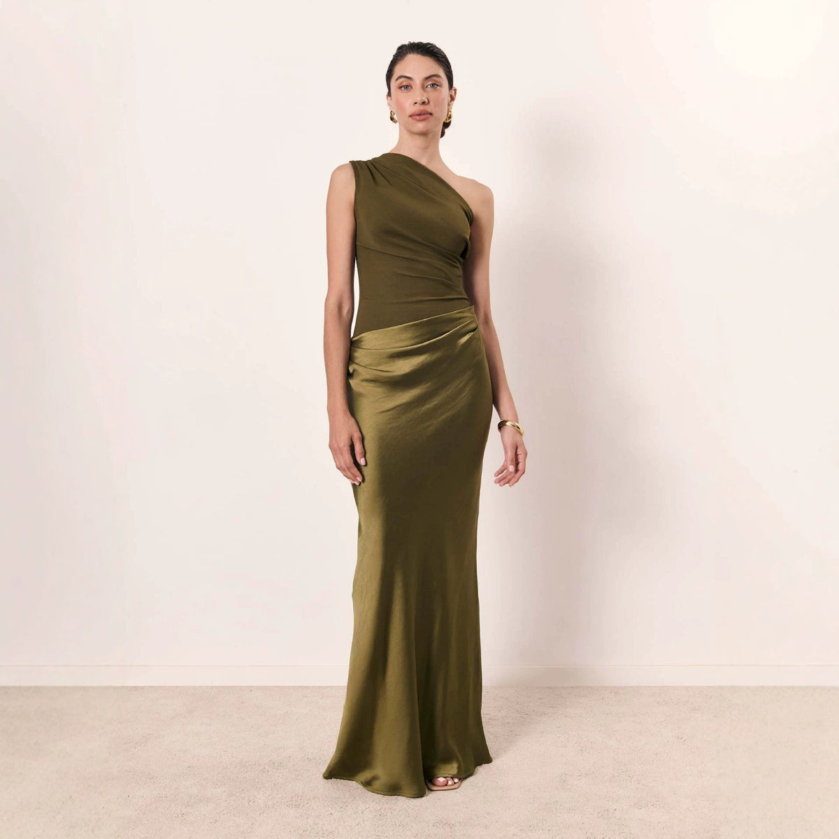One-Shoulder Backless Bodycon Dress