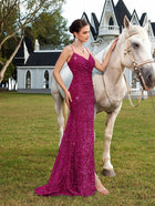 Women's Spaghetti-Strap Evening Dress