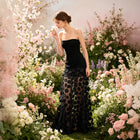 Women's Strapless Evening Dress