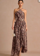 Women's Floral Evening Dress