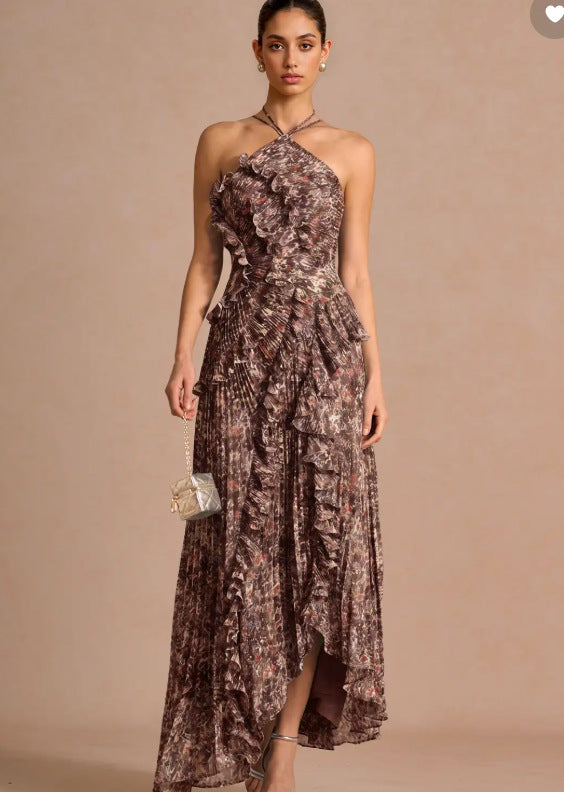 Women's Floral Evening Dress