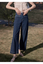 Vintage High Waist Straight Wide Leg Jeans for Women