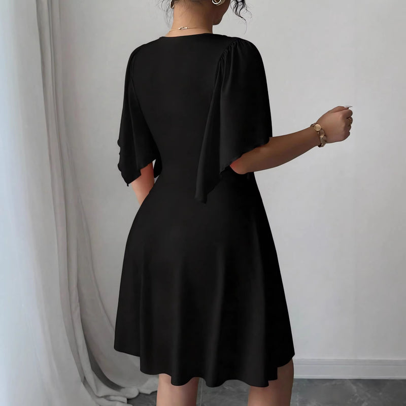 Women's Deep V-Neck Evening Dress