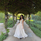 Women's V-Neck Lace Maxi Evening Dress