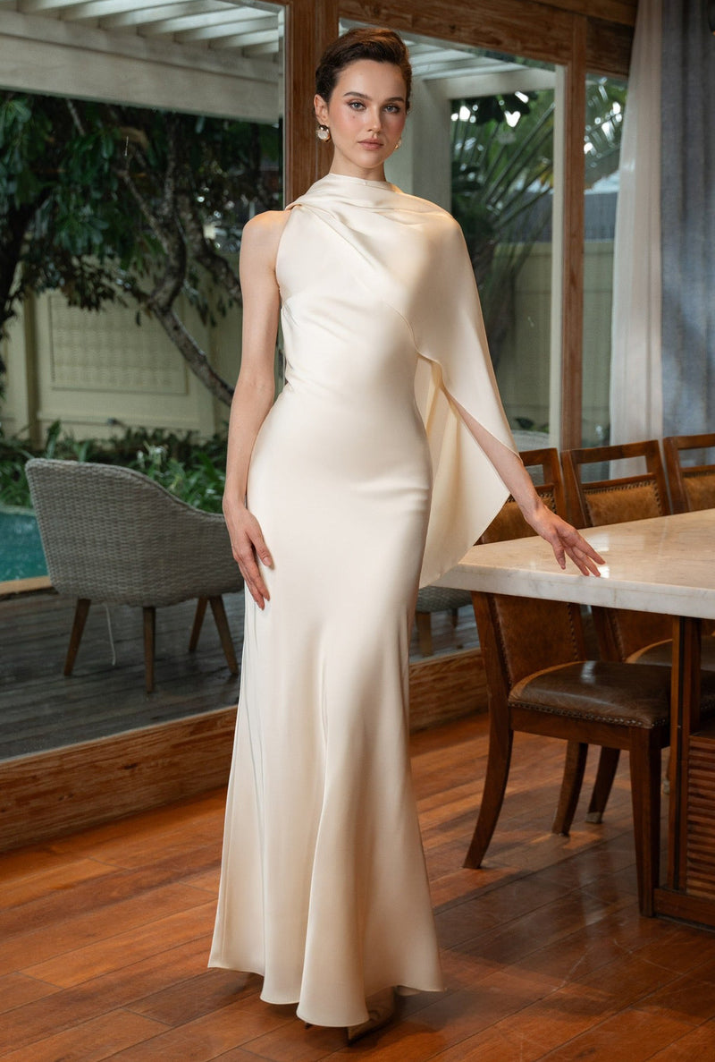 Women's Satin Evening Dress