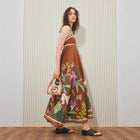 Women's Spaghetti-Strap Floral Evening Dress