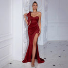 Women's Maxi Evening Dress with Slit