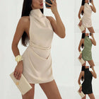 Halter-Neck Backless Party Dress