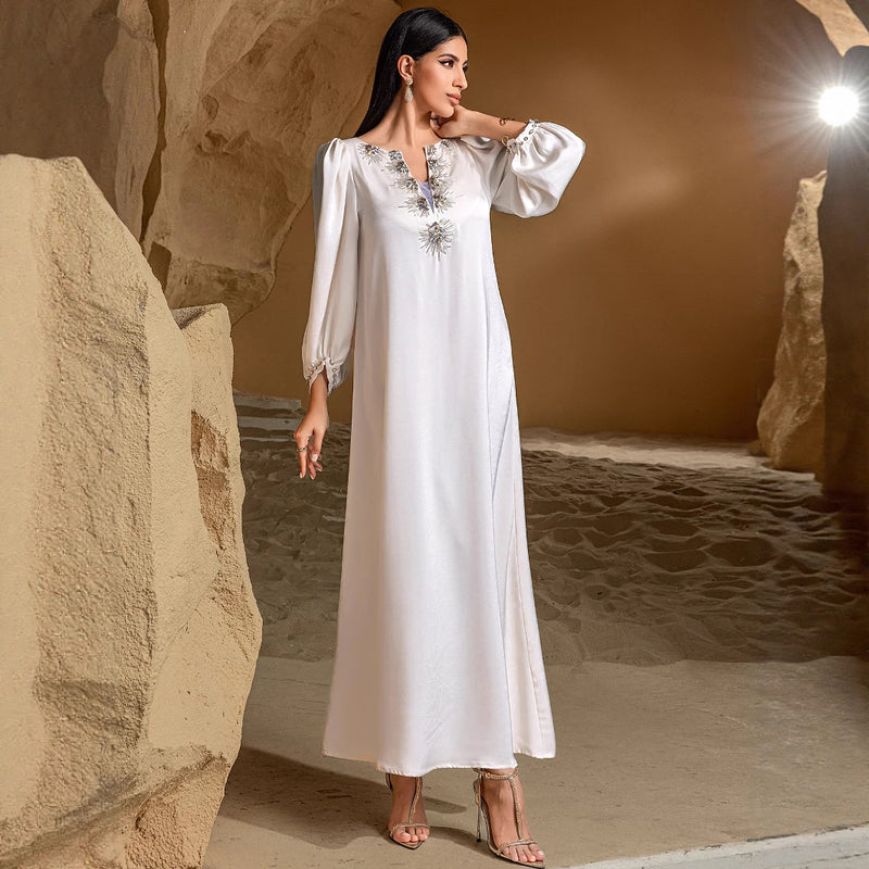 Women's Long-Sleeve Evening Dress