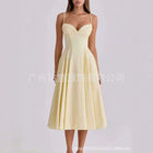 Sleeveless Fitted Evening Dress