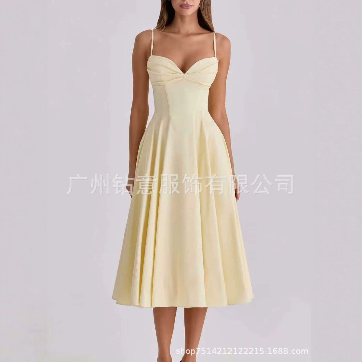 Sleeveless Fitted Evening Dress