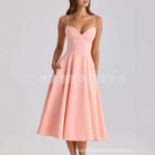 Sleeveless Fitted Evening Dress