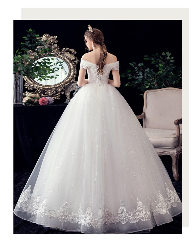 Strapless Lace Ball Gown Wedding Dress - product photo 6