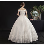 Lace Ball Gown Wedding Dress with Full Train - product photo 3