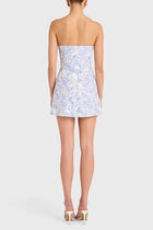 Fae Dress in Toile Brocade