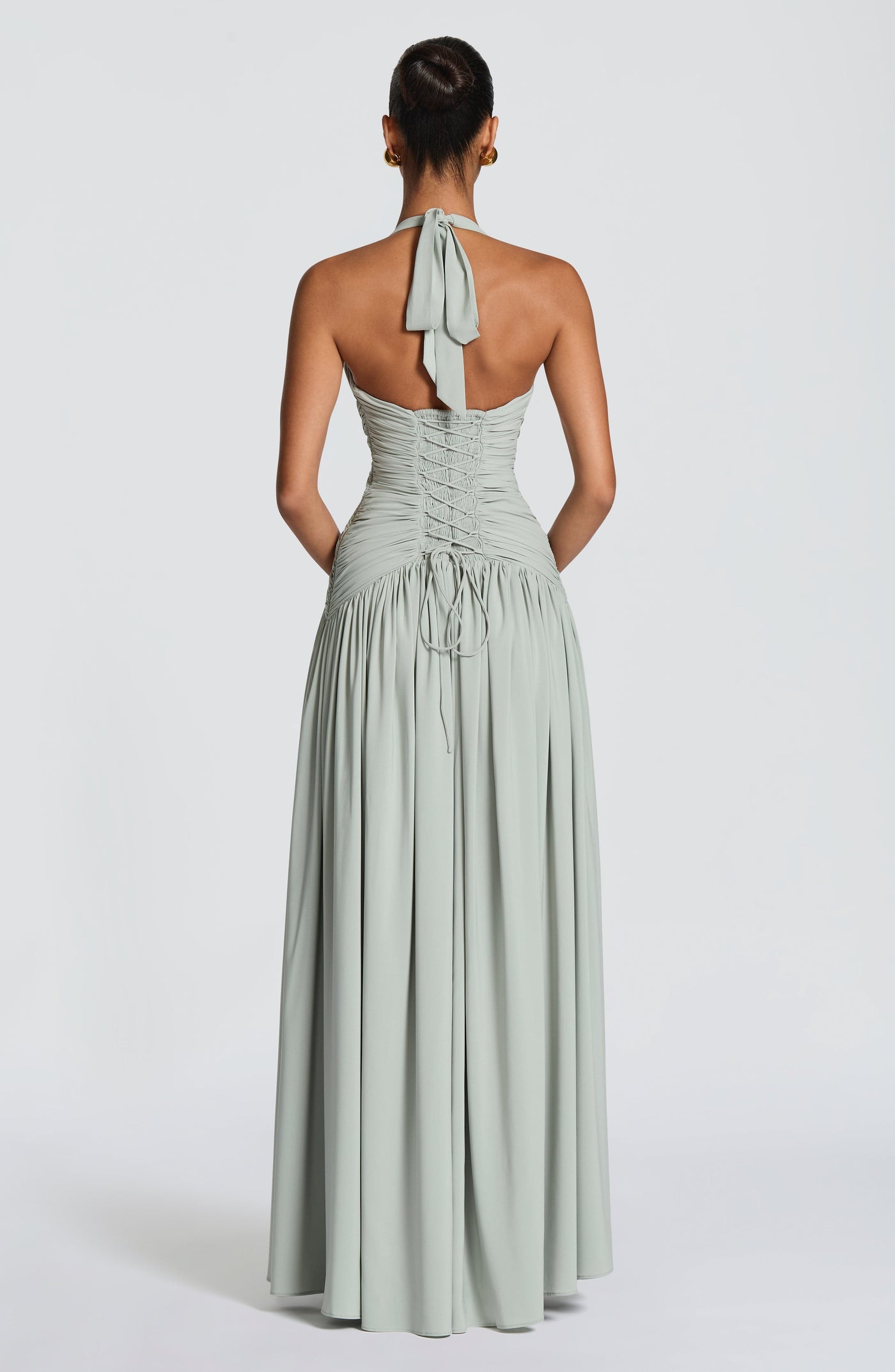 Amaris Maxi Dress - Sage Dress Babyboo Fashion Premium Exclusive Design