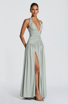 Amaris Maxi Dress - Sage Dress Babyboo Fashion Premium Exclusive Design