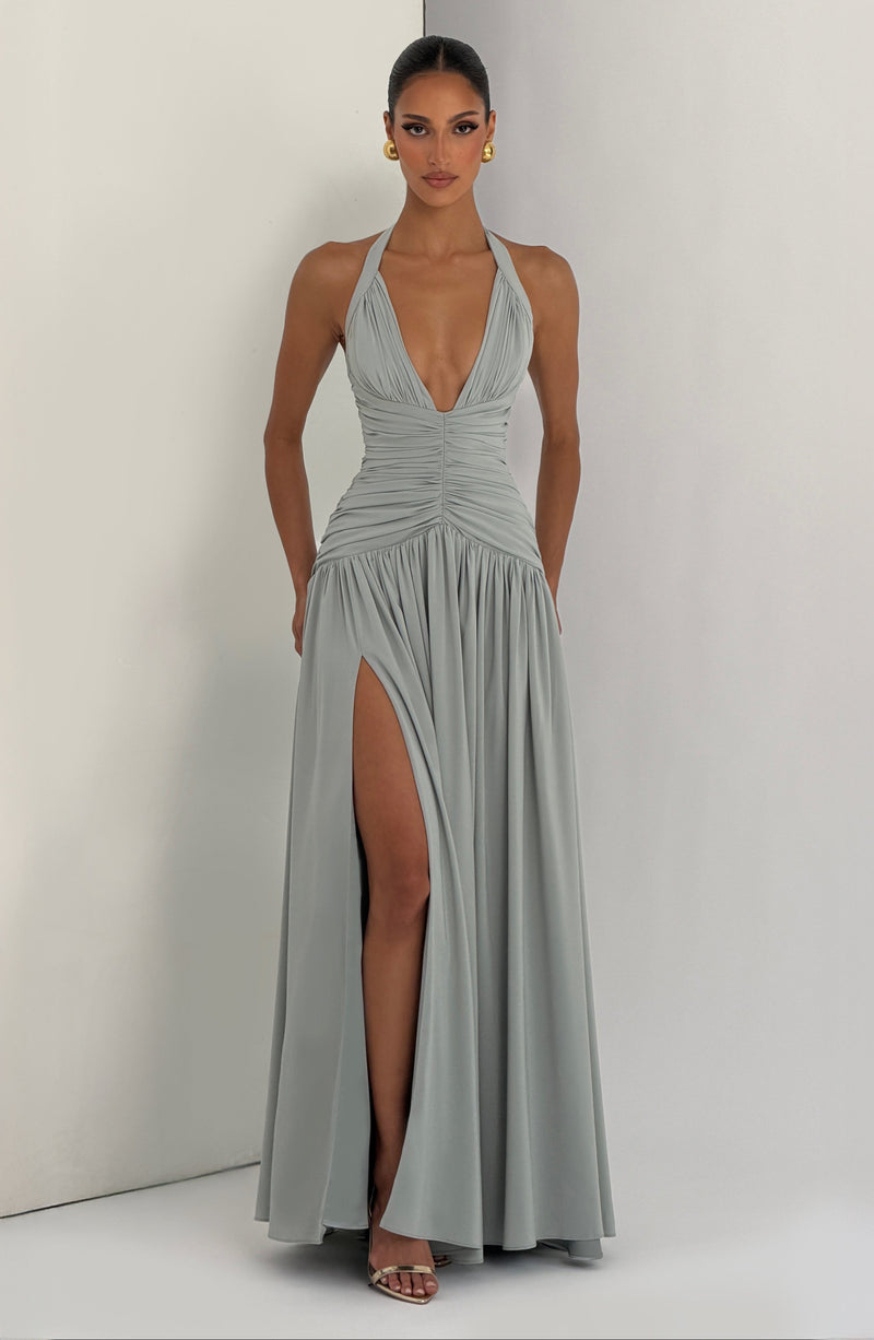 Amaris Maxi Dress - Sage Dress Babyboo Fashion Premium Exclusive Design