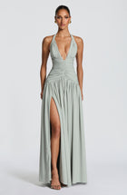 Amaris Maxi Dress - Sage Dress XS Babyboo Fashion Premium Exclusive Design