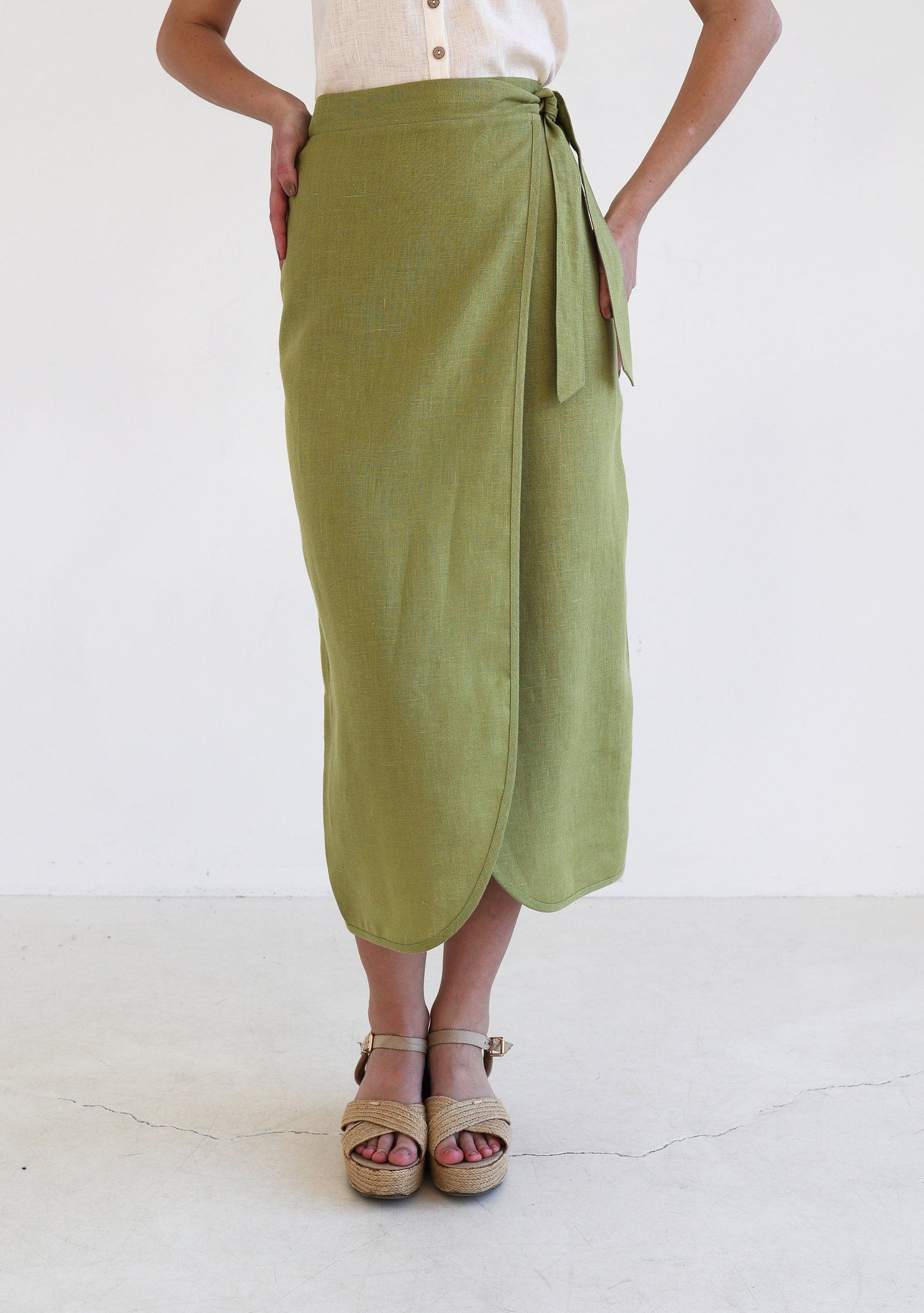 Linen skirt FIONA, Long linen wrap skirt,  Maxi linen skirt, Maxi wrap skirt, Linen wrap skirt, Linen maxi skirt, Natural linen skirt