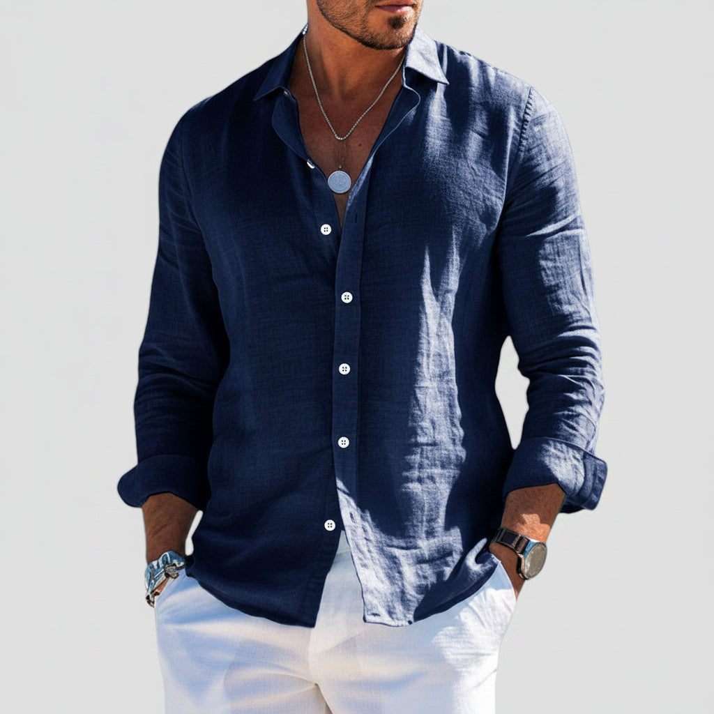 Casual long-sleeved top