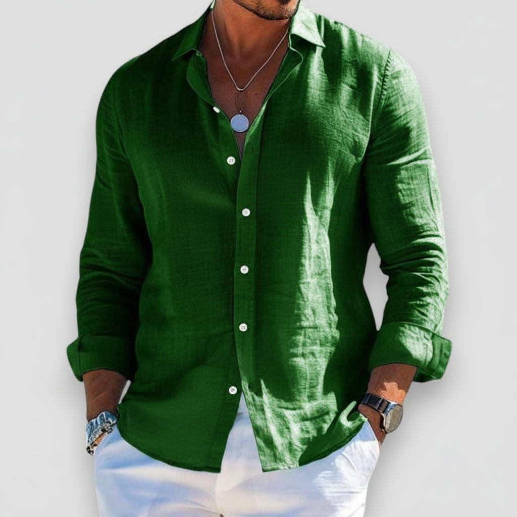 Casual long-sleeved top
